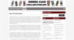 Desktop Screenshot of beercancollectibles.net
